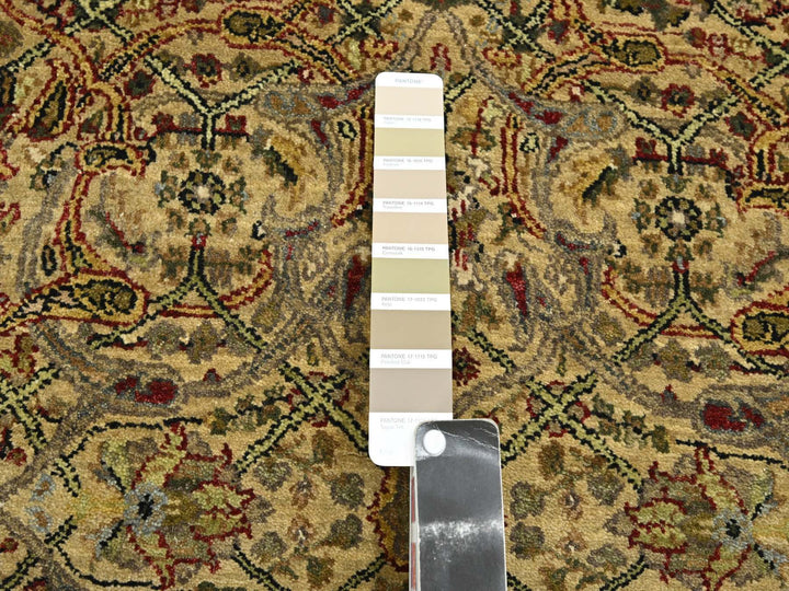 3'0" x 19'5" New Hand Knotted Yellow Wool Runner Oriental Rug - MOA10275633