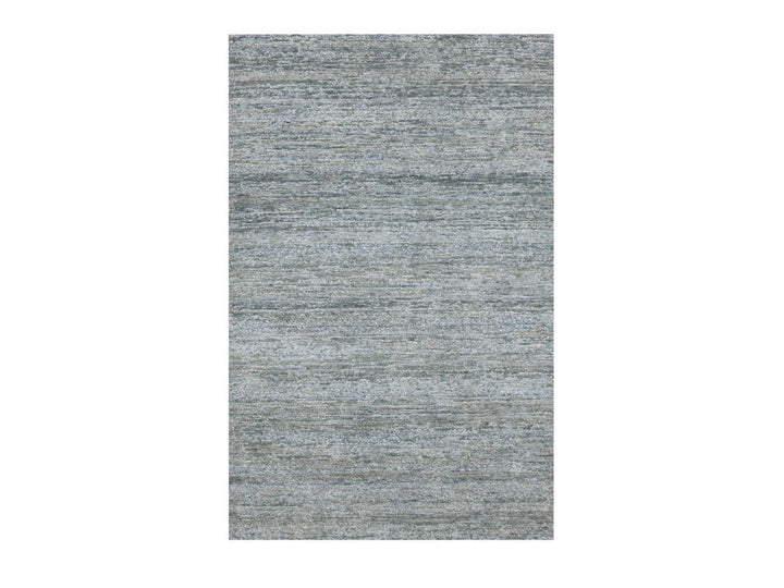 3'10" x 6'1" New Hand Knotted Grey Silk Rectangle Oriental Rug - MOA10275654