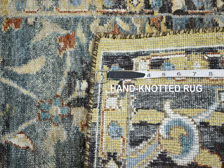 2'0" x 3'3" New Hand Knotted Yellow Wool Rectangle Oriental Rug - MOA10275697