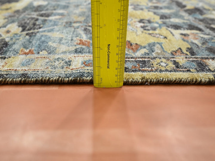 2'0" x 3'3" New Hand Knotted Yellow Wool Rectangle Oriental Rug - MOA10275699