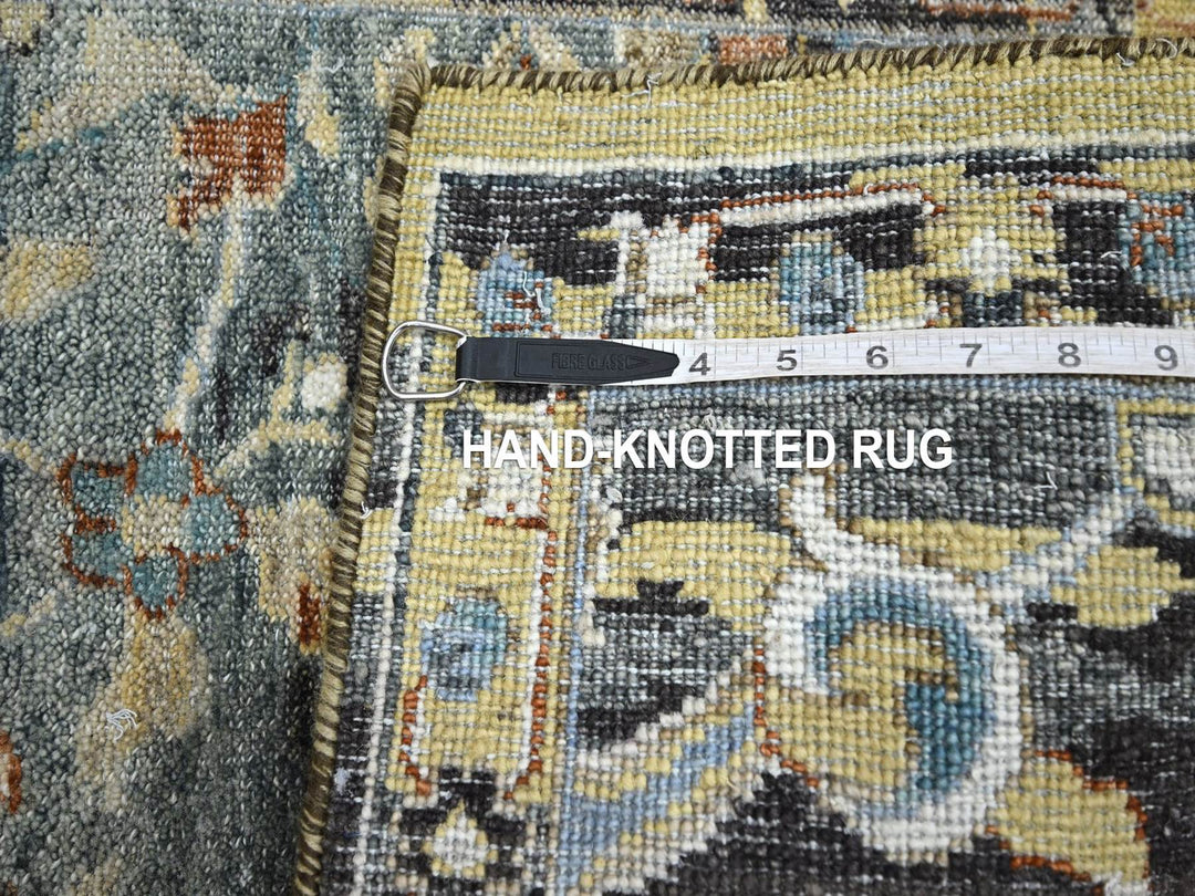 2'0" x 3'3" New Hand Knotted Yellow Wool Rectangle Oriental Rug - MOA10275699