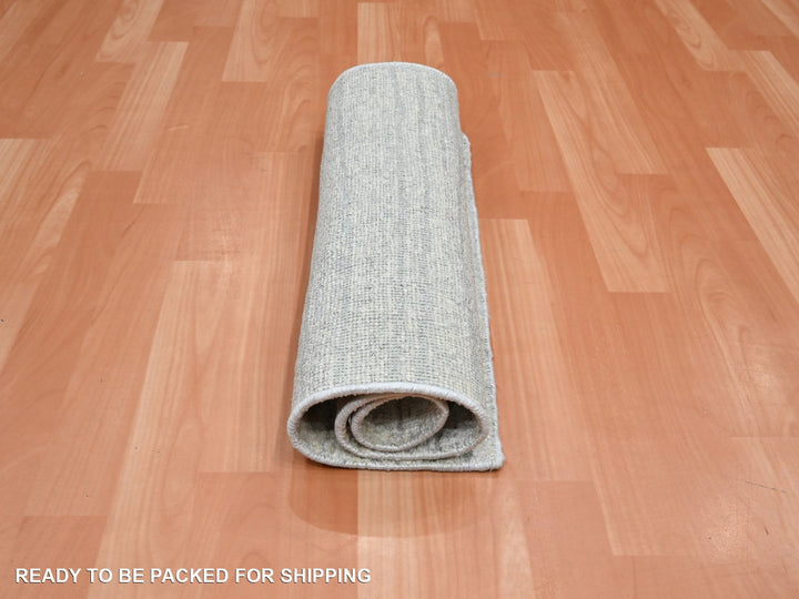 2'0" x 3'0" New Hand Knotted Ivory Silk Rectangle Oriental Rug - MOA10275708