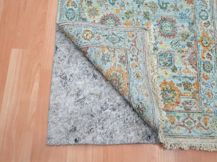 2'5" x 8'0" New Hand Knotted Blue Wool Runner Oriental Rug - MOA10275816