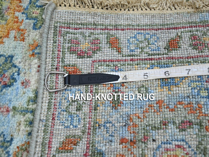 1'11" x 2'11" New Hand Knotted Blue Wool Rectangle Oriental Rug - MOA10275818