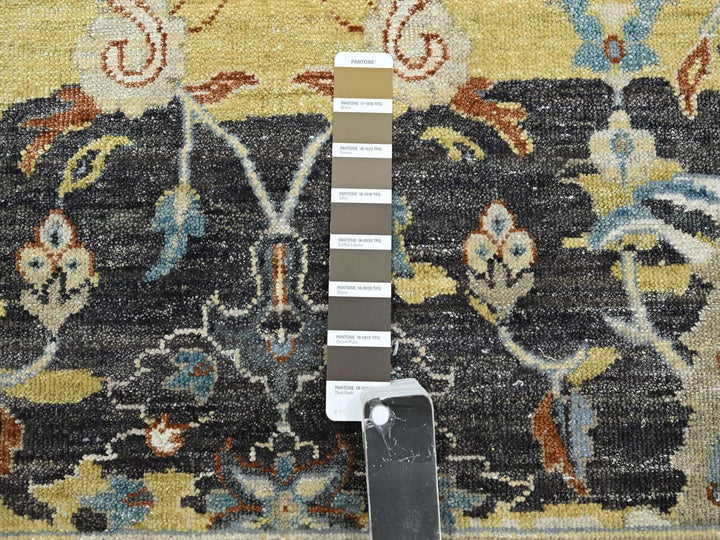 7'11" x 10'1" New Hand Knotted Brown Wool Rectangle Oriental Rug - MOA10275830