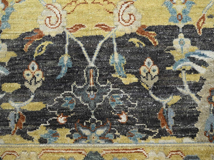 7'11" x 10'1" New Hand Knotted Brown Wool Rectangle Oriental Rug - MOA10275830