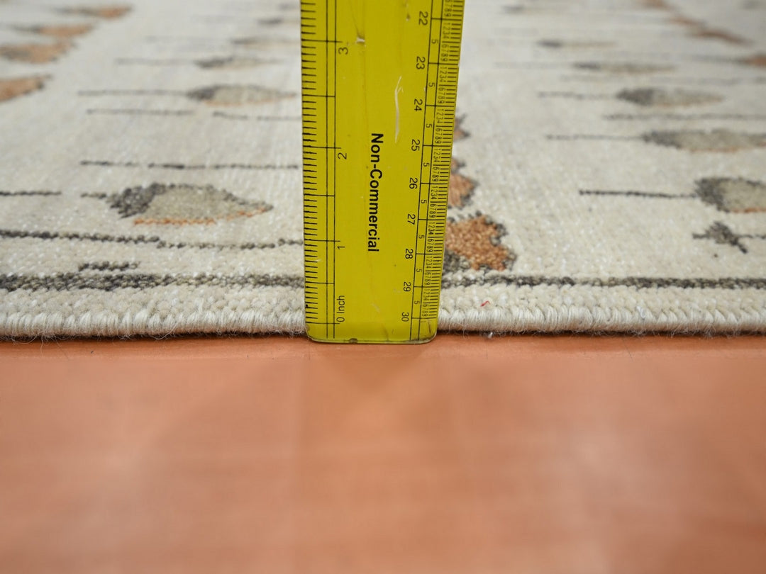 2'1" x 3'5" New Hand Knotted Brown Wool Rectangle Oriental Rug - MOA10275853