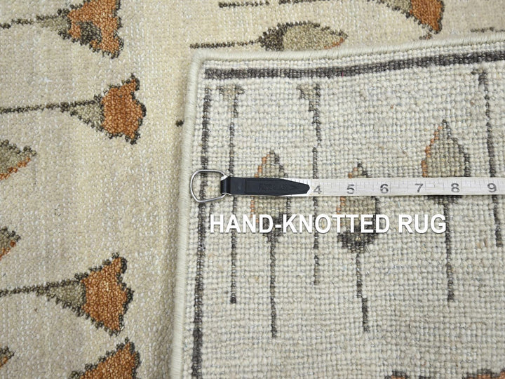 2'1" x 3'5" New Hand Knotted Brown Wool Rectangle Oriental Rug - MOA10275853