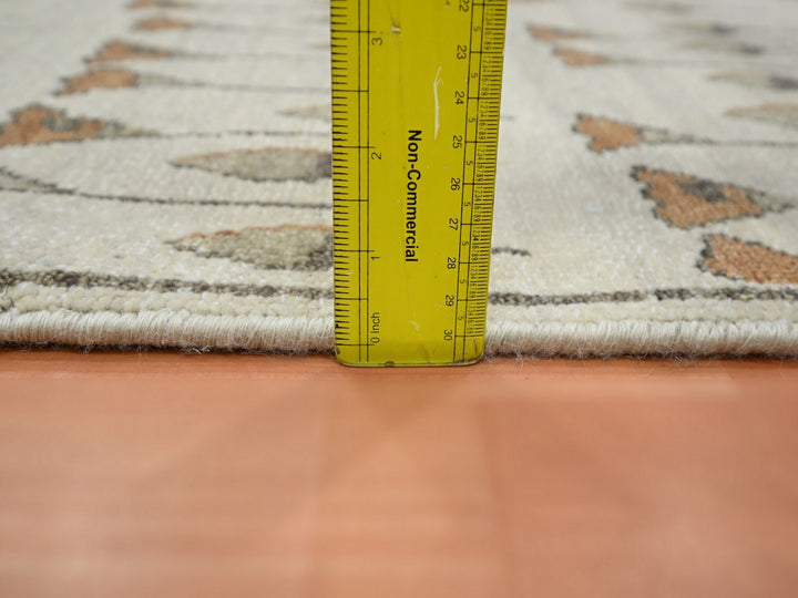 2'1" x 3'6" New Hand Knotted Brown Wool Rectangle Oriental Rug - MOA10275854