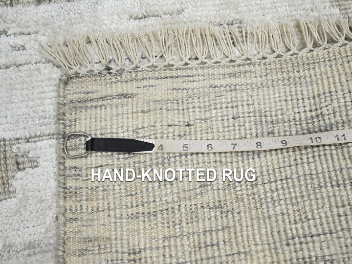 2'0" x 3'0" New Hand Knotted Ivory Silk Rectangle Oriental Rug - MOA10275879