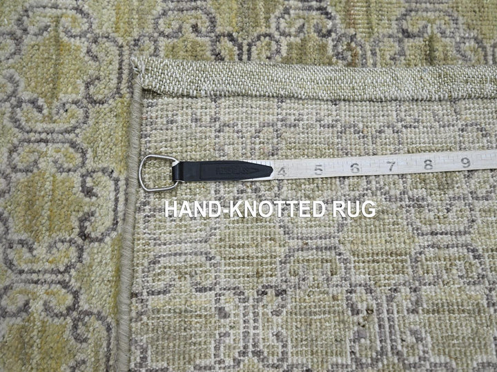 2'0" x 3'0" New Hand Knotted Green Silk Rectangle Oriental Rug - MOA10275921