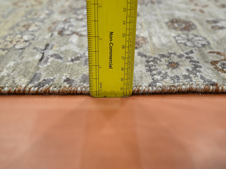 2'0" x 3'0" New Hand Knotted Beige Wool Rectangle Oriental Rug - MOA10275924