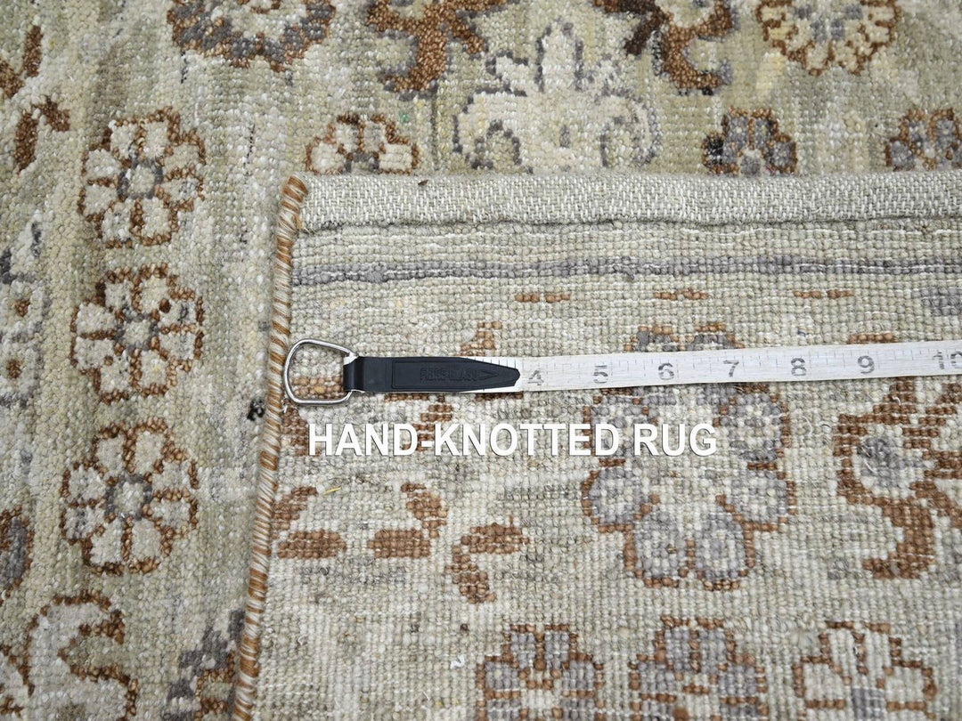 2'0" x 3'0" New Hand Knotted Beige Wool Rectangle Oriental Rug - MOA10275924