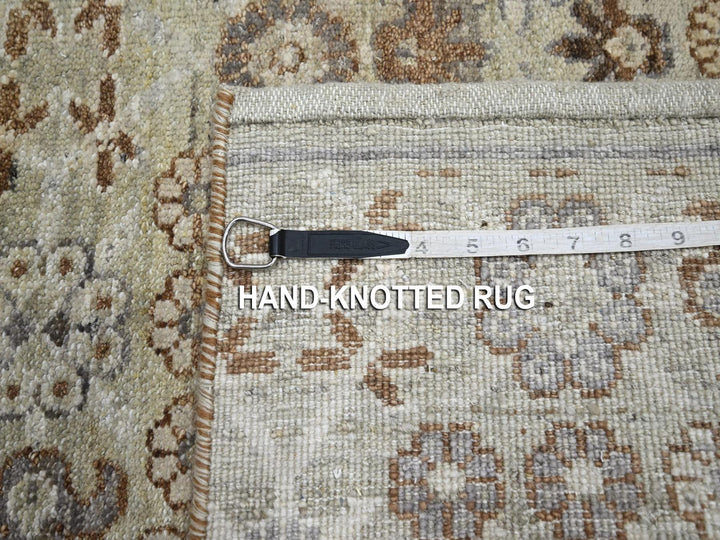 2'0" x 3'0" New Hand Knotted Beige Wool Rectangle Oriental Rug - MOA10275925