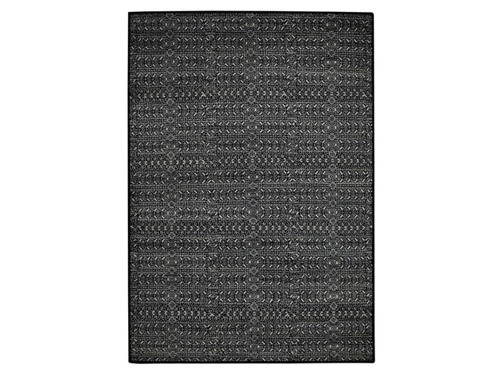 9'10" x 14'4" New Hand Knotted Black Wool & Silk Rectangle Oriental Rug - MOA10275930