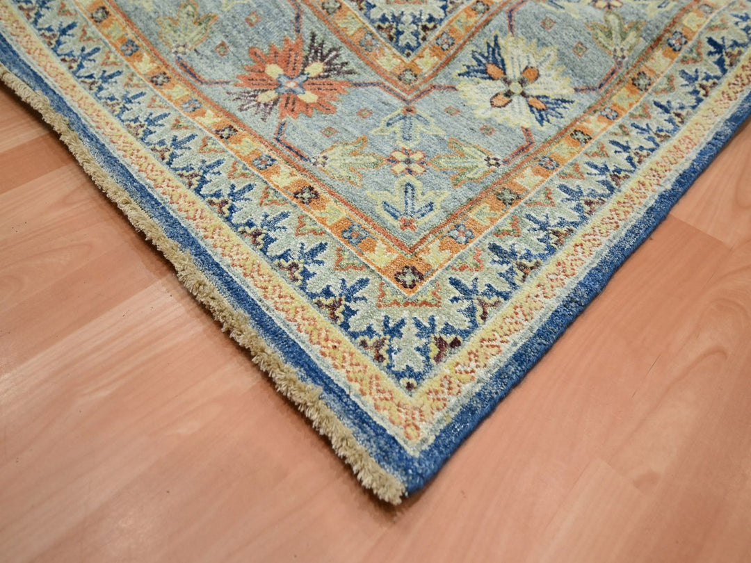 10'0" x 13'4" New Hand Knotted Blue Wool Rectangle Oriental Rug - MOA10275936