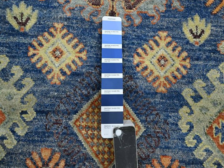 10'0" x 13'4" New Hand Knotted Blue Wool Rectangle Oriental Rug - MOA10275936
