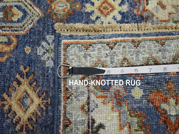 1'11" x 2'11" New Hand Knotted Blue Wool Rectangle Oriental Rug - MOA10275941