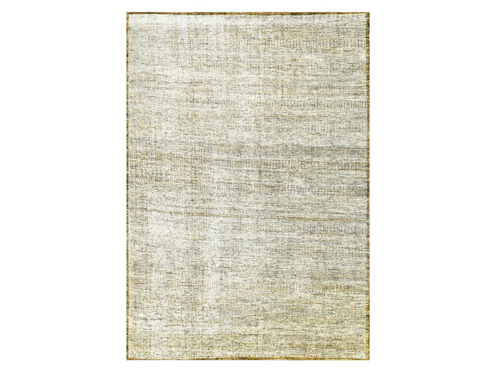 10'1" x 14'1" New Hand Knotted Yellow Wool Rectangle Oriental Rug - MOA10276064