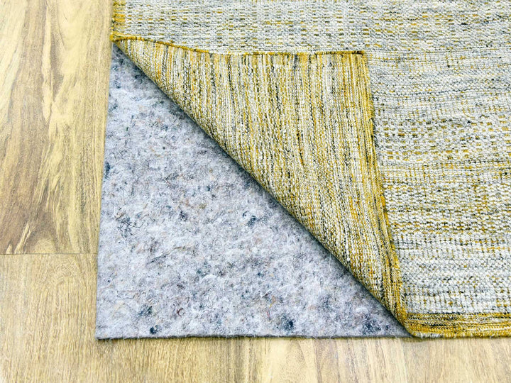 10'1" x 14'1" New Hand Knotted Yellow Wool Rectangle Oriental Rug - MOA10276064