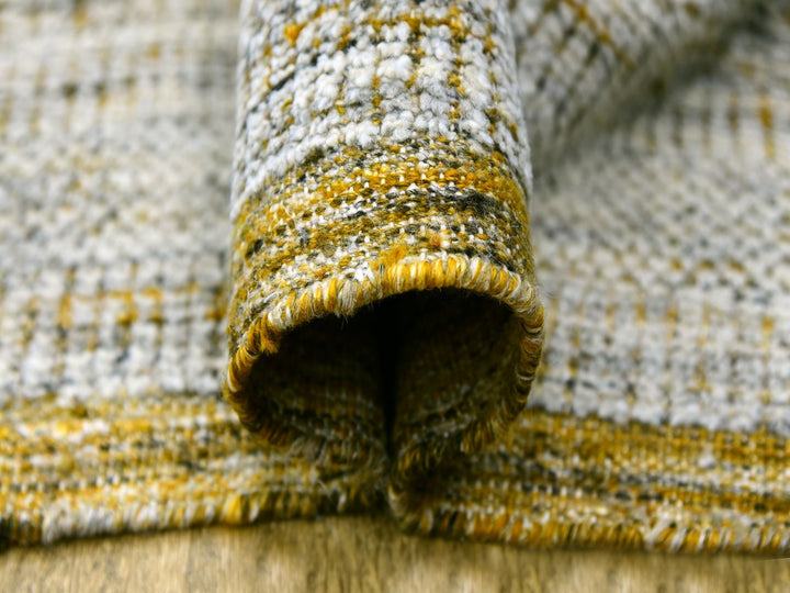 10'1" x 14'1" New Hand Knotted Yellow Wool Rectangle Oriental Rug - MOA10276064