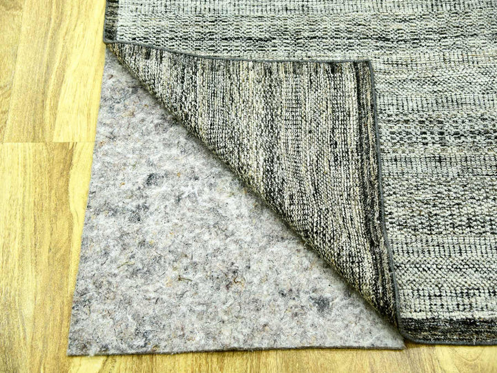 12'2" x 15'0" New Hand Knotted Black Wool Rectangle Oriental Rug - MOA10276067