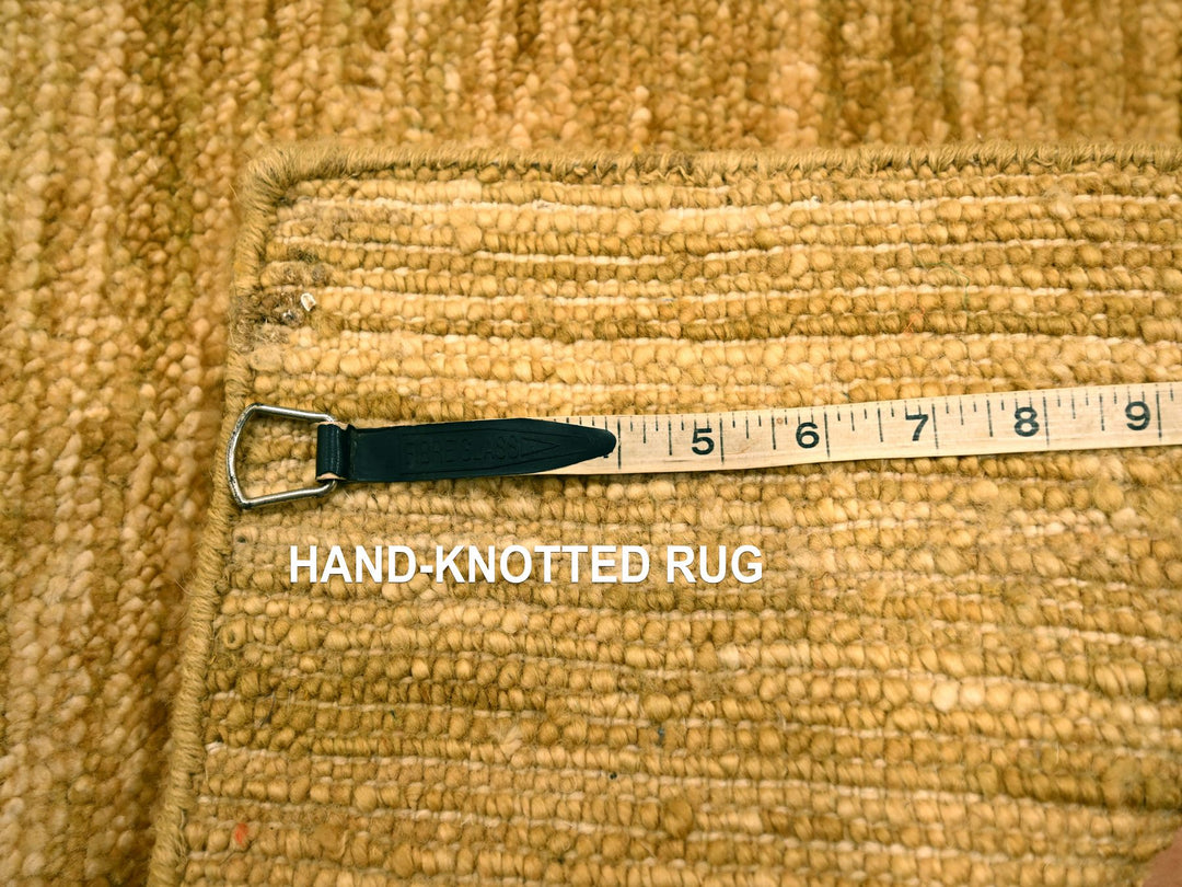 2'0" x 3'0" New Hand Knotted Brown Wool Rectangle Oriental Rug - MOA10276091