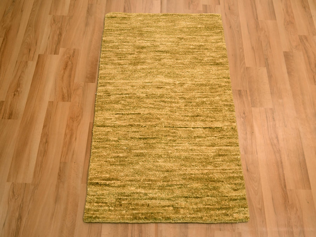 2'0" x 3'0" New Hand Knotted Brown Wool Rectangle Oriental Rug - MOA10276092