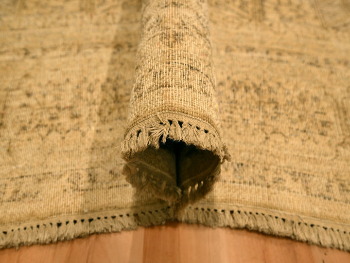7'9" x 10'3" New Hand Knotted Brown Wool Rectangle Oriental Rug - MOA10276180