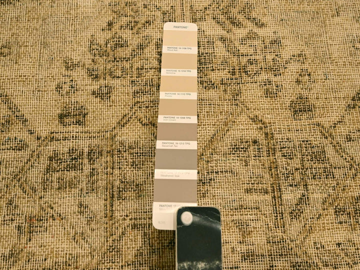 7'9" x 10'3" New Hand Knotted Brown Wool Rectangle Oriental Rug - MOA10276180