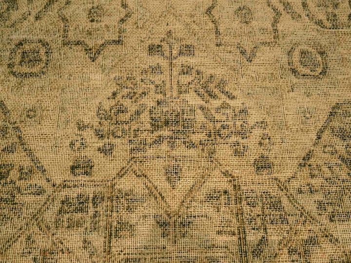 7'9" x 10'3" New Hand Knotted Brown Wool Rectangle Oriental Rug - MOA10276180