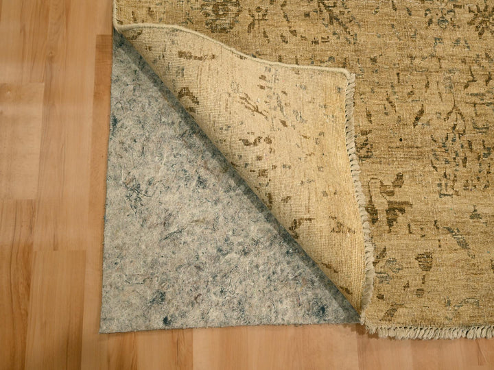 7'9" x 10'1" New Hand Knotted Brown Wool Rectangle Oriental Rug - MOA10276193