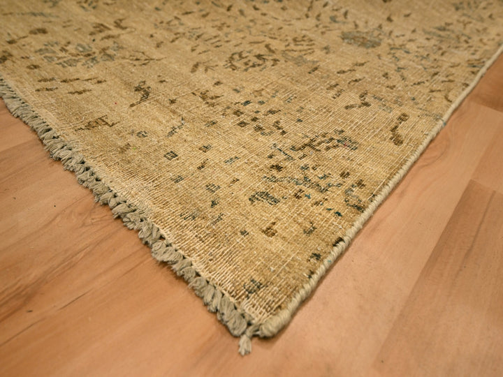 7'9" x 10'1" New Hand Knotted Brown Wool Rectangle Oriental Rug - MOA10276193