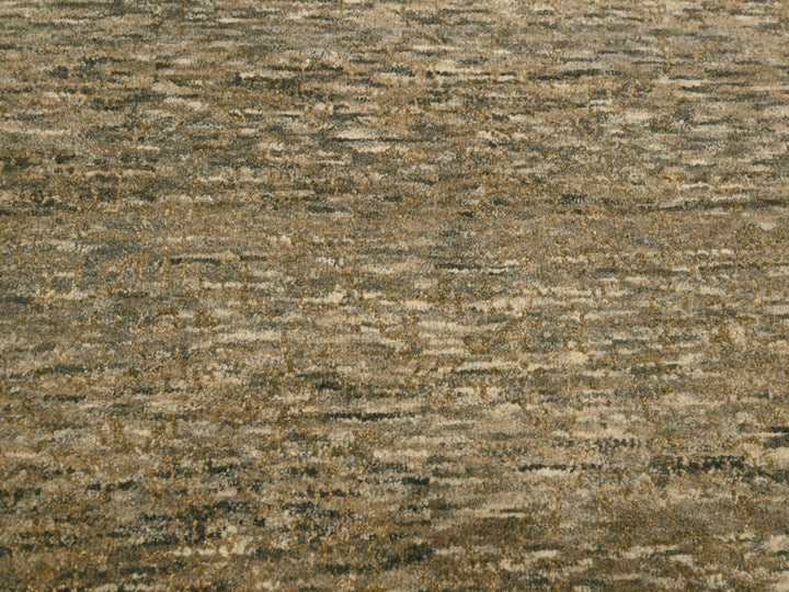 7'6" x 9'11" New Hand Knotted Brown Wool Rectangle Oriental Rug - MOA10276196