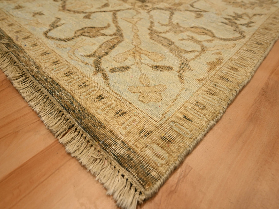 8'10" x 12'2" New Hand Knotted Brown Wool Rectangle Oriental Rug - MOA10276198