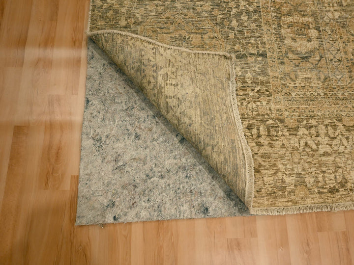 10'0" x 13'8" New Hand Knotted Brown Wool Rectangle Oriental Rug - MOA10276199