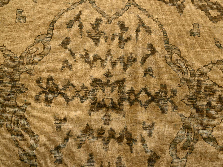 5'11" x 9'7" New Hand Knotted Brown Wool Rectangle Oriental Rug - MOA10276203