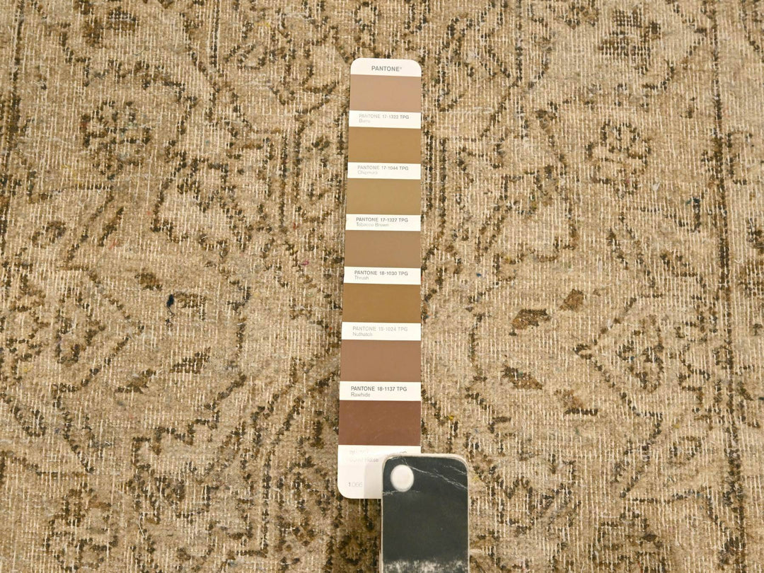 2'4" x 19'11" New Hand Knotted Brown Wool Runner Oriental Rug - MOA10276207