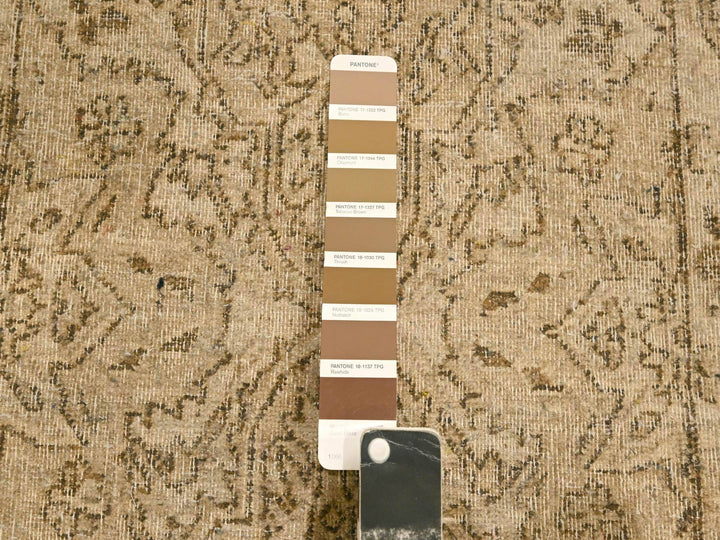 2'4" x 19'11" New Hand Knotted Brown Wool Runner Oriental Rug - MOA10276207