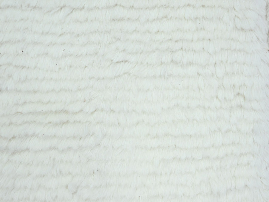 10'1" x 14'0" New Hand Knotted Ivory Wool Rectangle Oriental Rug - MOA10276211