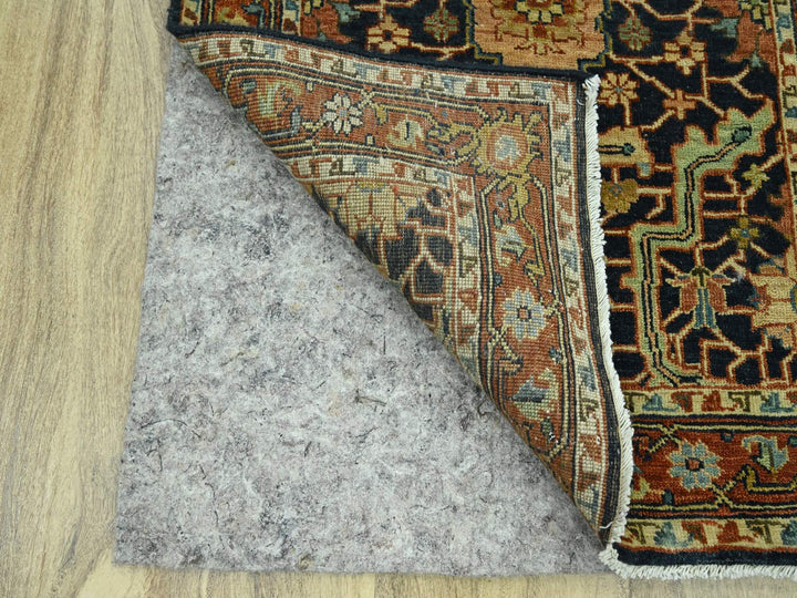 2'6" x 18'0" New Hand Knotted Blue Wool Runner Oriental Rug - MOA10276233