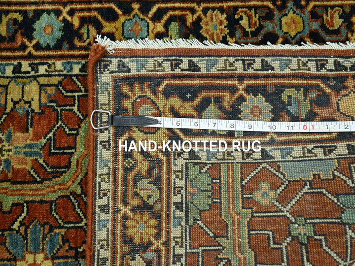 2'6" x 12'0" New Hand Knotted Red Wool Runner Oriental Rug - MOA10276234