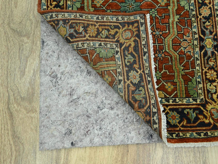 2'6" x 12'0" New Hand Knotted Red Wool Runner Oriental Rug - MOA10276235