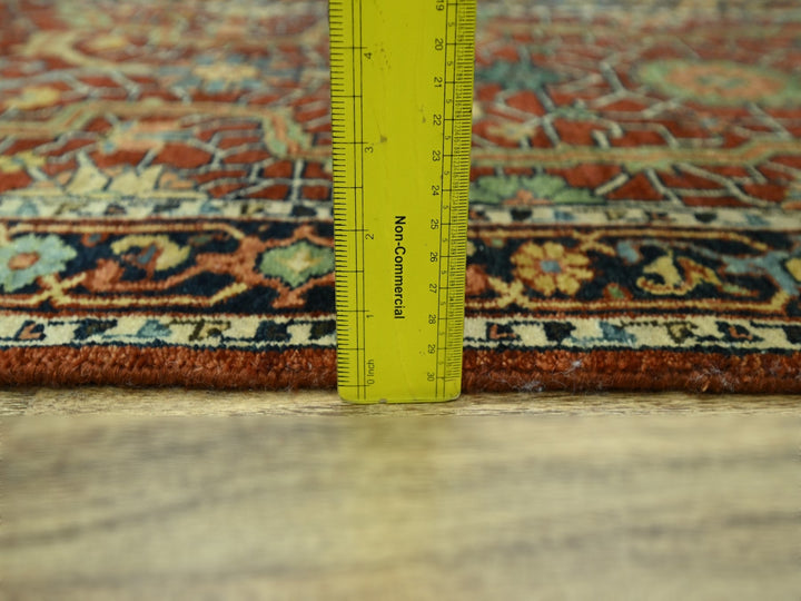 2'6" x 12'0" New Hand Knotted Red Wool Runner Oriental Rug - MOA10276235