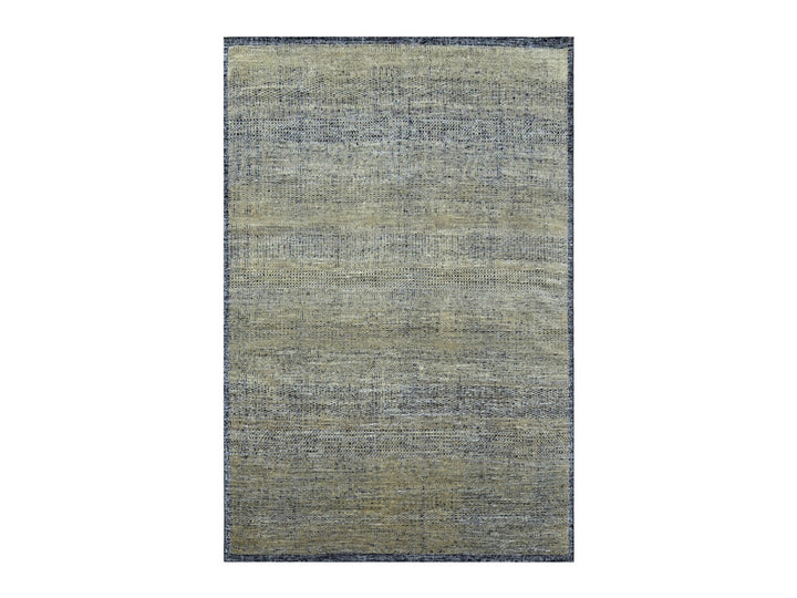 6'0" x 9'2" New Hand Knotted Brown Wool Rectangle Oriental Rug - MOA10276246