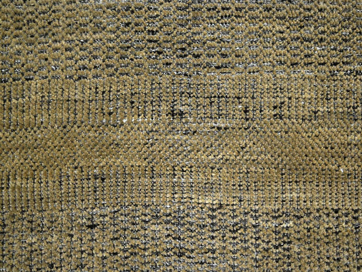 6'0" x 9'2" New Hand Knotted Brown Wool Rectangle Oriental Rug - MOA10276246