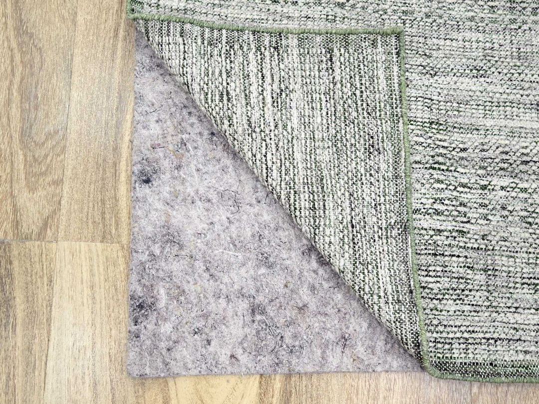 2'6" x 8'0" New Hand Knotted Green Wool Runner Oriental Rug - MOA10276252
