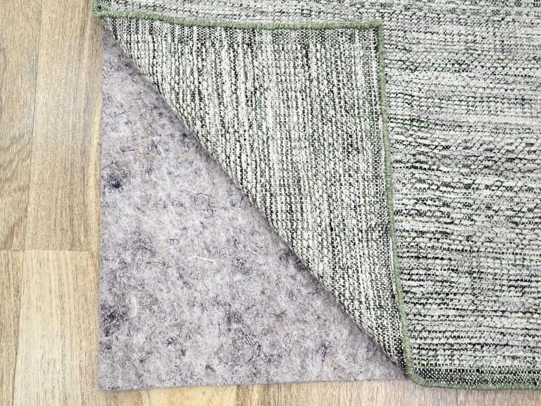 2'3" x 7'11" New Hand Knotted Green Wool Runner Oriental Rug - MOA10276253