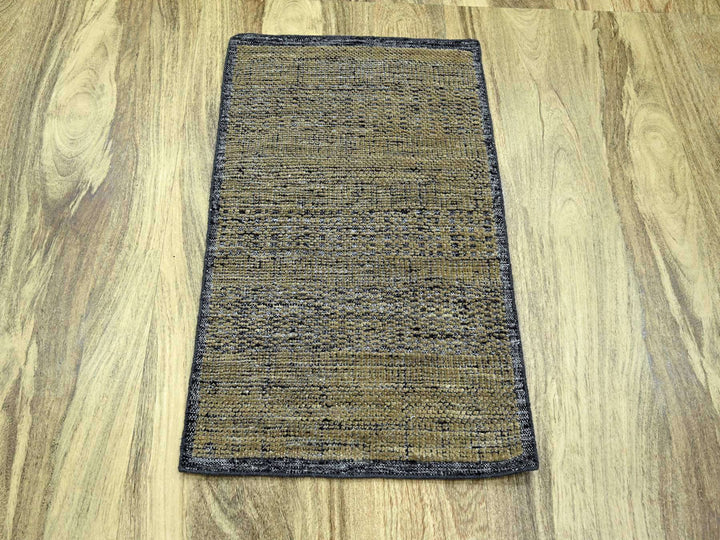 2'0" x 3'0" New Hand Knotted Brown Wool Rectangle Oriental Rug - MOA10276262