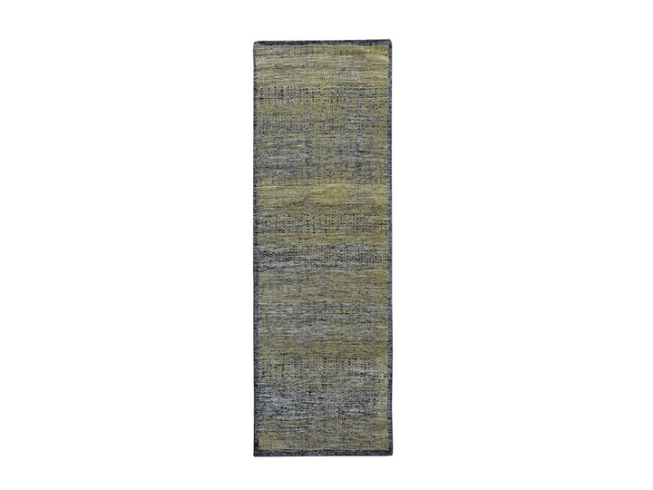 2'6" x 8'0" New Hand Knotted Brown Wool Runner Oriental Rug - MOA10276267